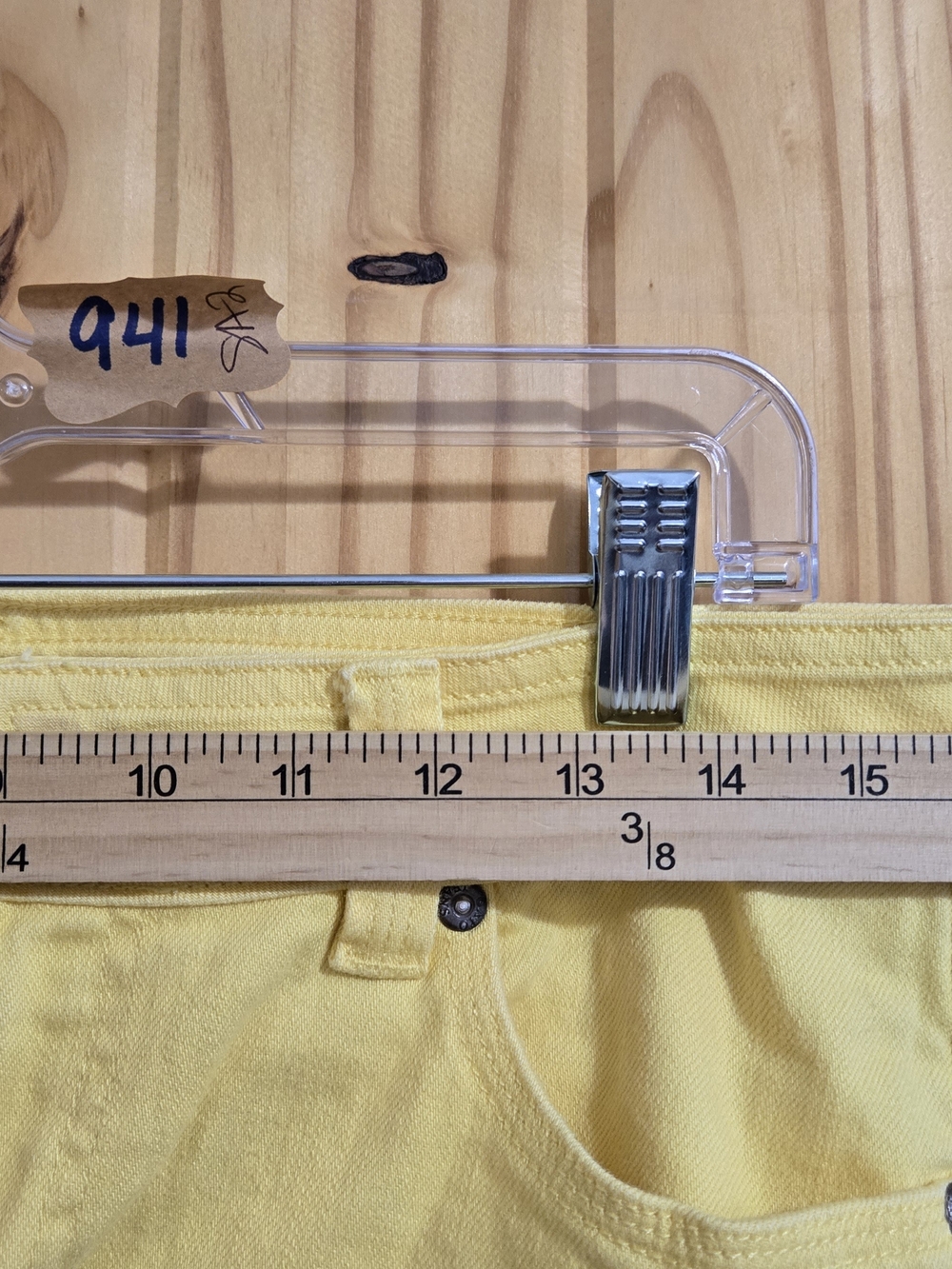 Cato Yellow‎ Rolled-Hem Bermuda Shorts - Picture 6 of 7